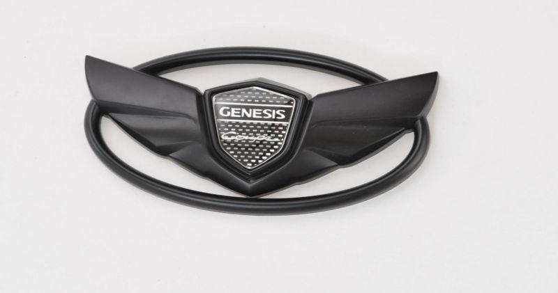 Hyundai genesis coupe front rear grille trunk emblem 2010 2011 2012 black