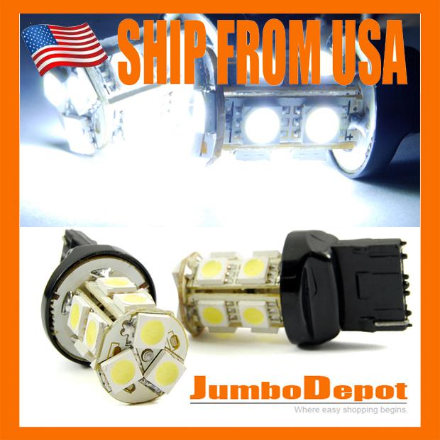 Us universal white led bulb wedge super bright brake reversing 12v brand new 