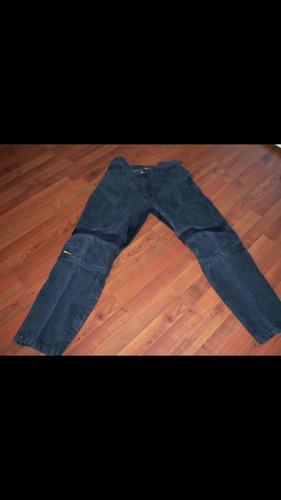 Mens icon aramid protective motorcycle riding recon denim pants size 38