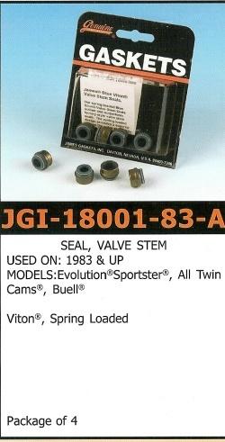 James viton valve seals 84-99 evo & sportster, 1999-01 twin cam - close out