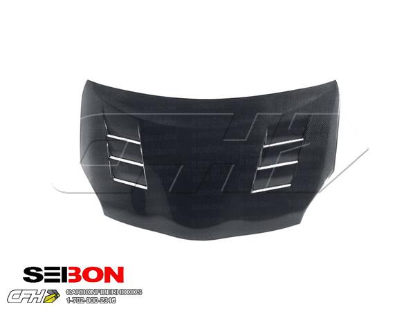 Seibon carbon fiber ts-style carbon fiber hood kit auto body toyota prius 10-11