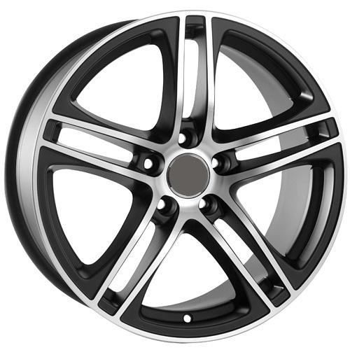 18" inch matte black audi s4 s6 s8 a4 a6 a8 wheels rims machined