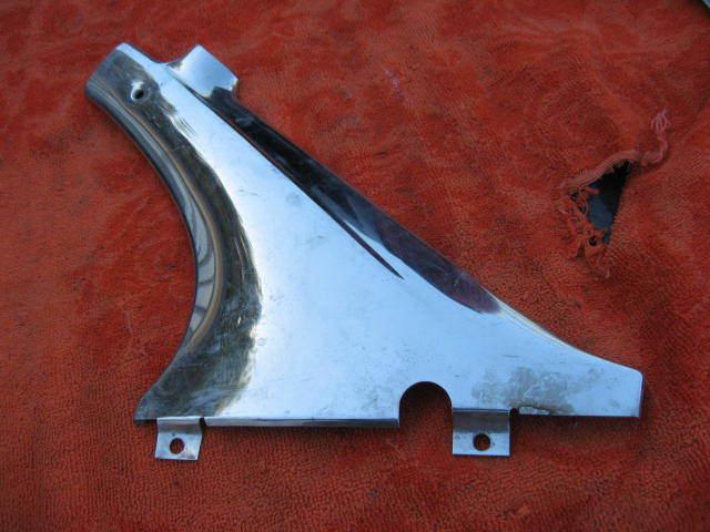 1955 1956 1957 chevy / pontiac hardtop pass side 1/4 window inside moulding