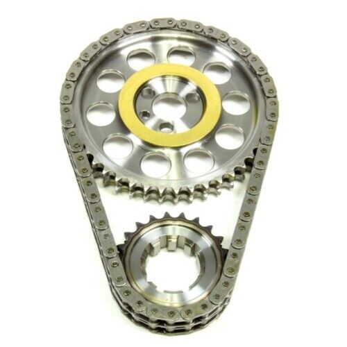 Rollmaster-romac cs1000 timing chain double roller keyway adjustable for sbc