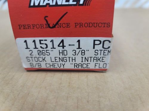 Manley intake valve race 5.218x2.065 in big block chevy 11514 high performance