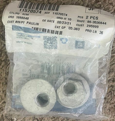 (2) genuine gm multi-purpose nut 11570574