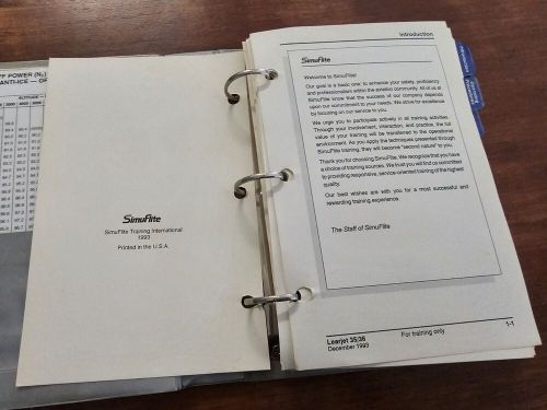 Simuflite learjet 35 / 36 cockpit reference handbook manual aviation pilot guide