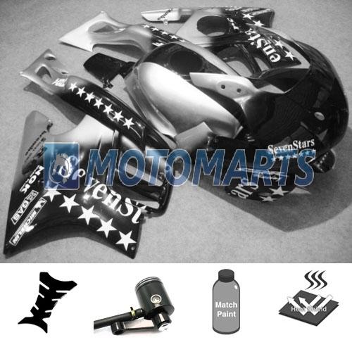 Bundle fairing w/ brake fluid reservoir oil pot for honda cbr600 f3 1995 1996 ac