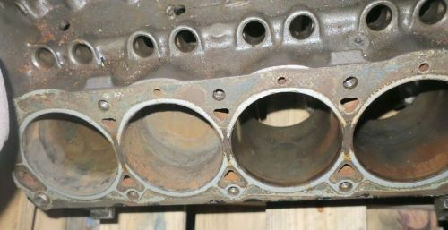 1977 mercruiser 188 hp ford 5.0l 302ci engine block w 1 stuck piston