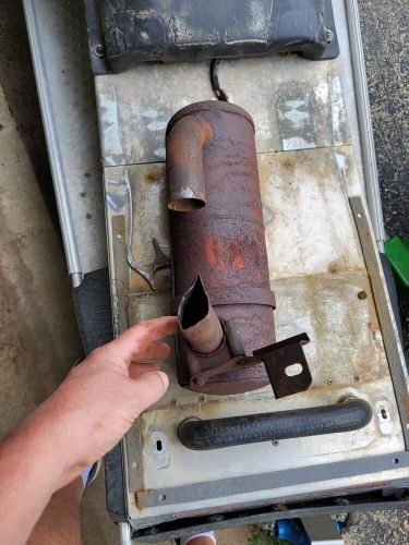 1970s arctic cat vintage snowmobile muffler silencer