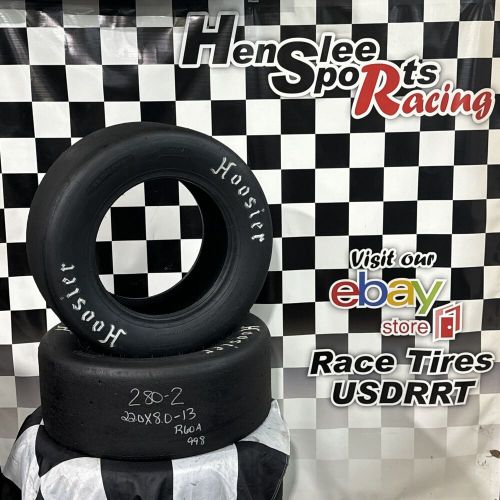 280-2 usdrrt hoosier racing slicks    22.0 x 8.0 -13  r60a