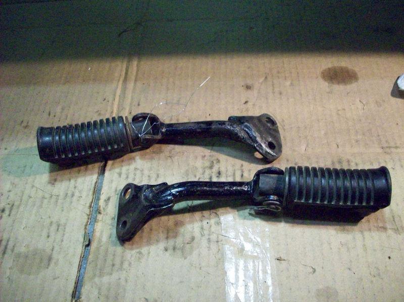 1971 honda cl450 rider pegs and mounts foot rest oem