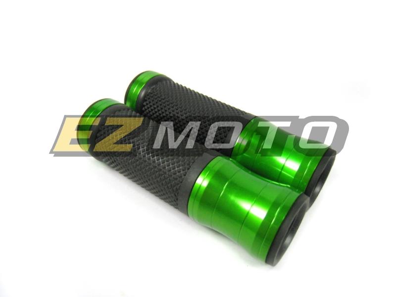 New motorcycle custom gel thick aluminum hand grips 7/8" green buell xb12 xb9 x1