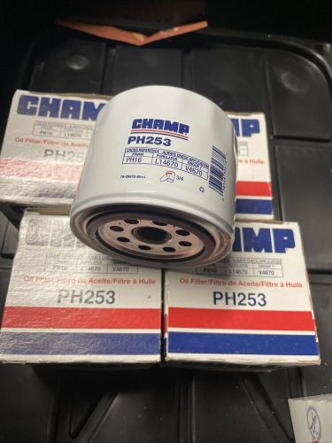 Lot of 5 champ ph253 spin-on engine oil filter replacement