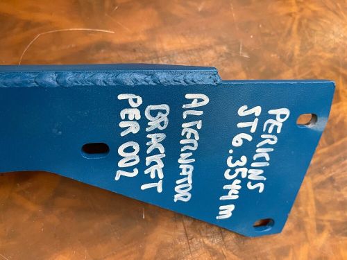 Perkins st6.3544m alternator bracket, l 9 1/4&#034;, h 4 5/8&#034;, diesel marine engine