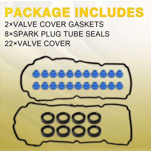 Valve cover gasket spark plug tube seals kit for vs50767r ford edge 2007 2008-14