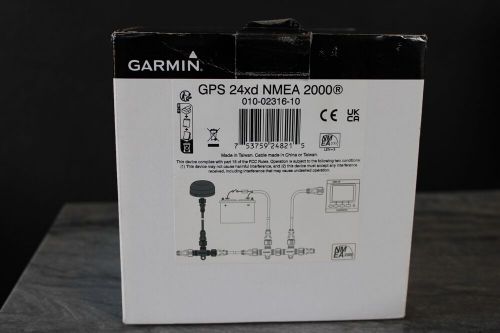 Garmin gps 24xd nmea 2000 position receiver and antenna, new in box old stock