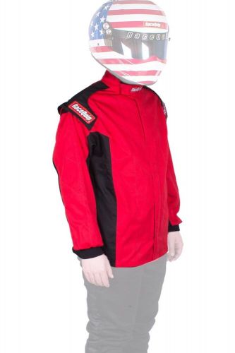 Racequip® 131915rqp chevron-1 frc driving jacket - sfi 3.2a/1 - red - large