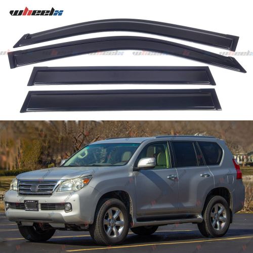 For lexus gx460 2010-2023 window visor vent sun shade rain guard door visor