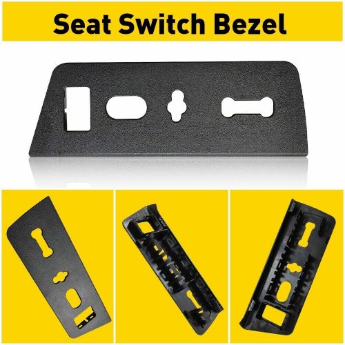 For 2009-2014 ford &amp; driver passenger f-150 front seat switch housing trim bezel