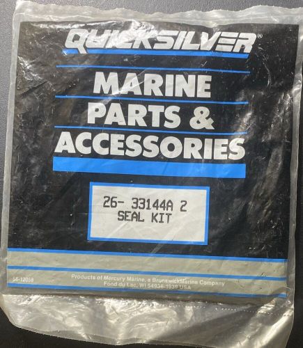 Incomplete quicksilver 26-33144a2 water pump face seal kit oem boat part replace