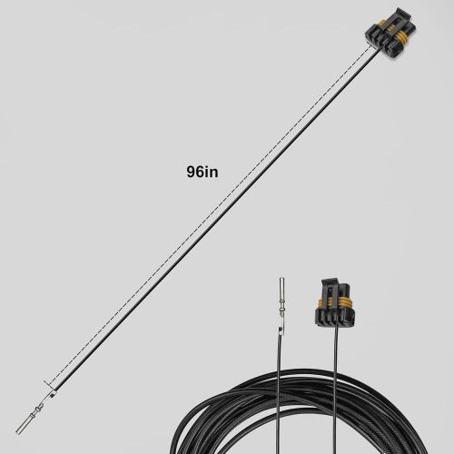 Resistor wire pigtail converts 12v to signal, ls gen iii-4 pin alternator 105a