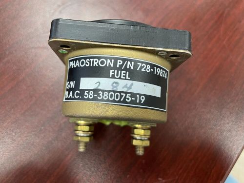 Beechcraft fuel quantity indicator p/n 58-380075-19