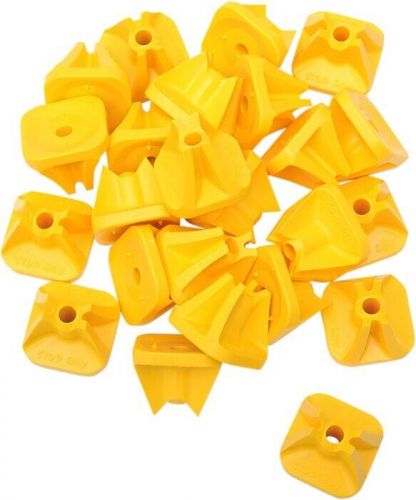 Stud boy pro super lite single backing plate 1ply/2ply yellow 5/16&#034;-24 96-pack