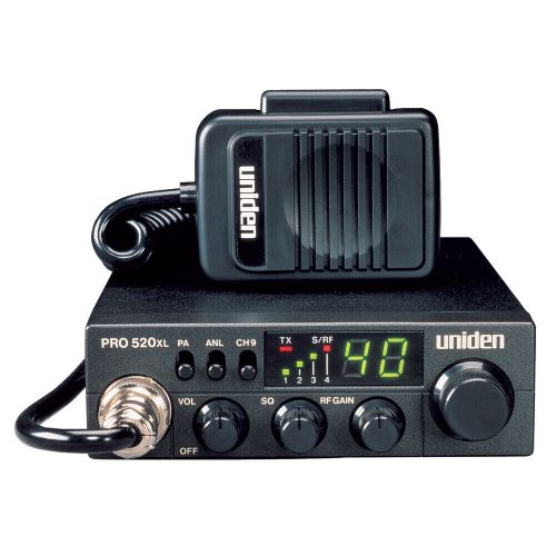 ​uniden pro520xl compact professional mobile cb radio w/instant channel 9-2.4lbs