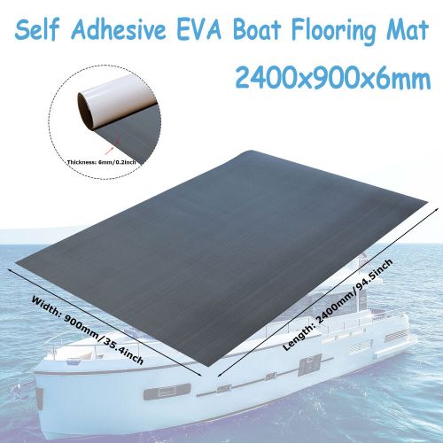 Eva foam boat decking marine flooring teak mat carpet yacht sheet pad dark gray