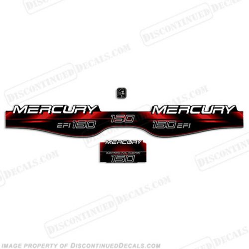 Fits mercury 150hp efi decals - 1994 - 1999 (red)