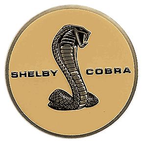 1967-68 shelby new 10 spoke wheel center caps w/. emblems