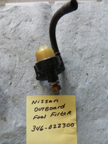 Nissan outboard fuel filter assembly p# 346-022300  nla    oem