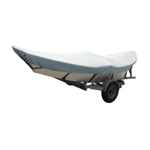 Carver 74300f-10 poly-flex ii styled-to-fit boat cover for16 drift boats - grey