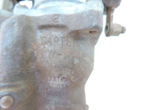 Vintage w-1 carter carburetor - 1930&#039;s 1940&#039;s 1950&#039;s- core for rebuild