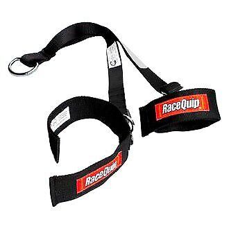 Racequip 3930093 - 2&#034; junior sfi arm restraints, black