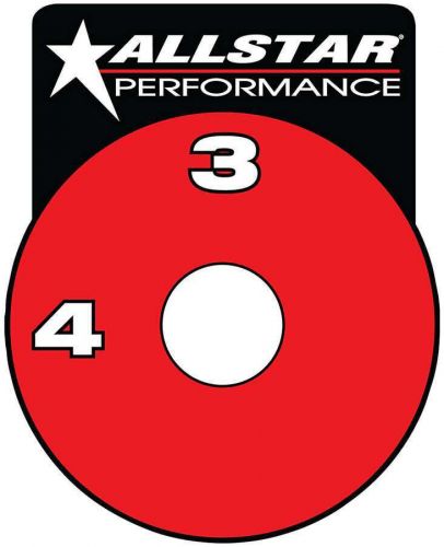 Allstar performance rf brake shut-off valve decal all48011