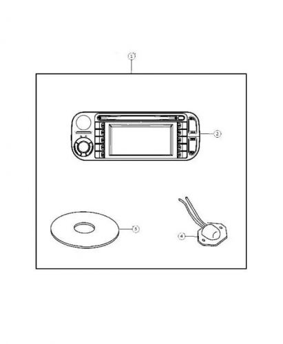 Genuine mopar radio cover 5161571aa