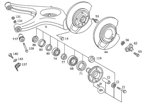 Genuine mercedes-benz sealing ring 005-997-16-46