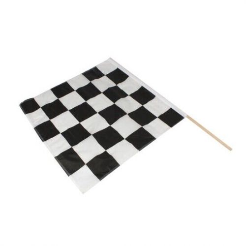 Speedway 91079025 nylon race track 3&#039; x 3&#039; checkered flag, on 4&#034; handle