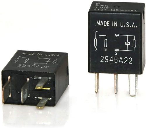 2 pack 4 pin multi-function relay 8t2t-14b192-aa