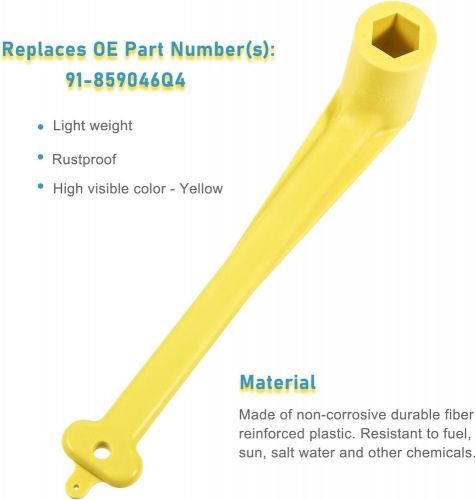 For mercury prop wrench 1-1/16&#034; nut wrench alpha one yellow - 91-859046q4