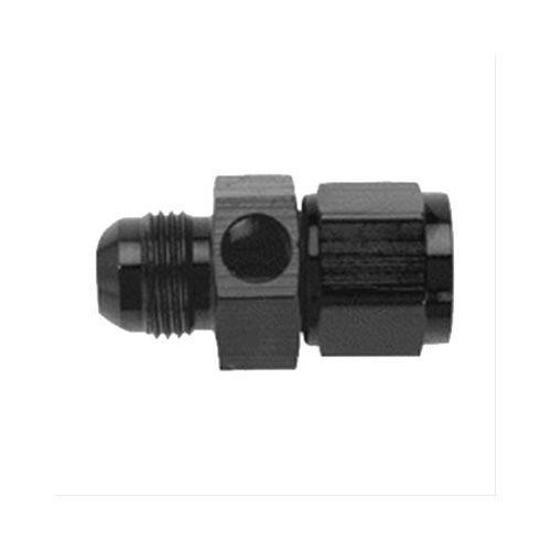 Fragola performance systems 495005-bl inline gauge adapter, #6 male x #6 fem   b