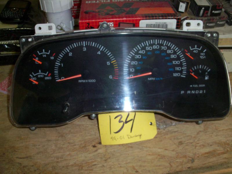 2000 dodge durango gauge instrument cluster speedometer