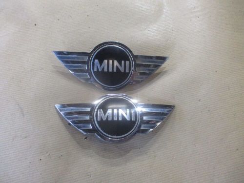 Bmw mini cooper one 2004 1.6  r50 r52 standard mini boot &amp; bonnet badges