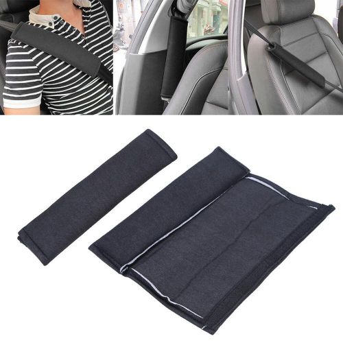 2pcs car shoulder cover black car shoulder pad seat belt for adults youth kids