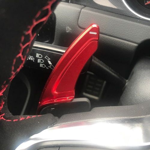 Aluminum steering wheel shift paddle shifter extension for volkswagen golf 7