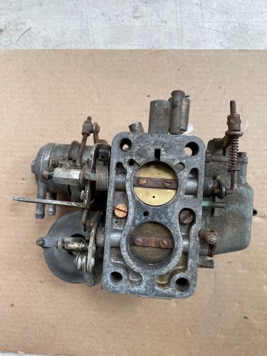 Parts or?  vintage solex carburetor,  made w. germany.  dual barrel  1 261 105.1