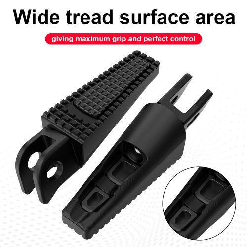 Foot pegs wide fat foot pegs fit for aprilia rsv4 1100 factory 2019-2020 black