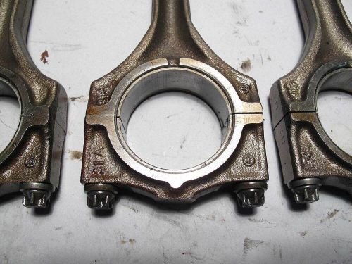 Bmw m52 2.8l piston crankshaft connecting rod set of 6 1996-1998 used oem